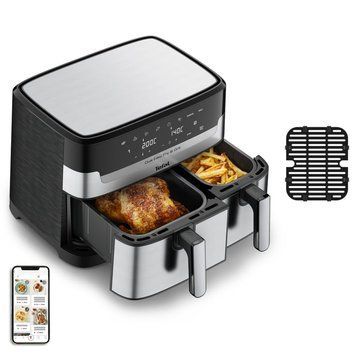 Мультипечь (аэрофритюрница) Tefal Dual Easy Fry & Grill Air Fryer EY905D10 510587ua фото