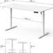Геймерский игровой стол Sense7 Nojo Light 140x70 White 645618 фото 5