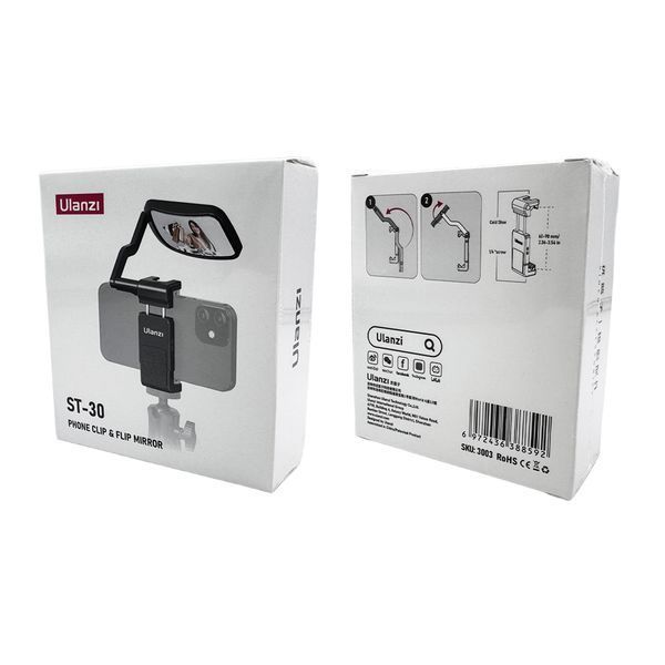 Тримач для телефону Ulanzi ST-30 Vijim Phone Clip & Flip Mirror Kit 626998ua фото