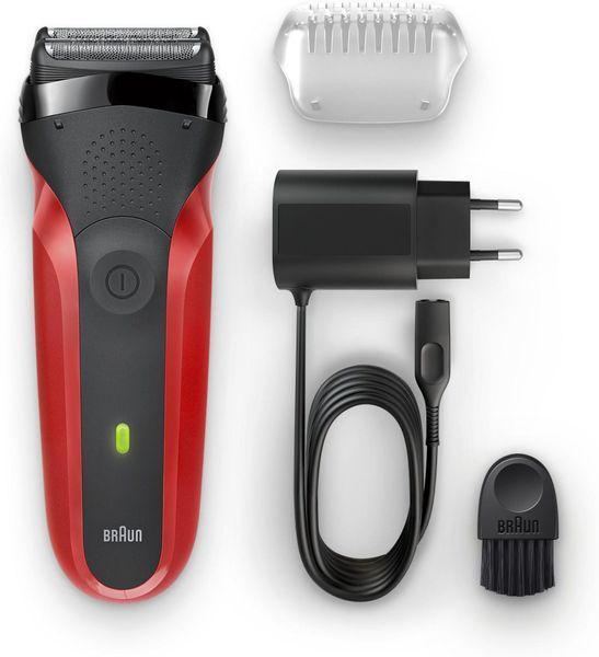 Електробритва чоловіча Braun Series 3 300s Red 312486 фото