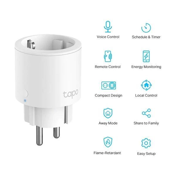 Умная розетка TP-Link Tapo P115 1-pack 588052ua фото
