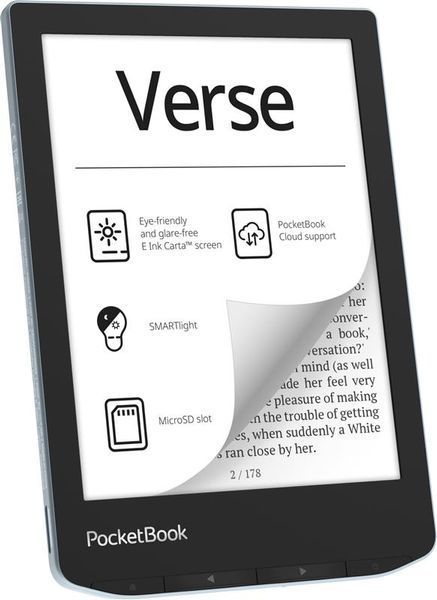 Електронна книга з підсвічуванням PocketBook 629 Verse Bright Blue (PB629-2-CIS, PB629-2-WW) 578002 фото