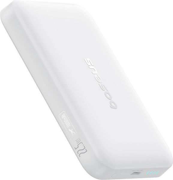 Внешний аккумулятор (павербанк) Baseus EnerFill FM11 Ultra-Mini Magnetic 10000mAh White (P1008210E213-00) 650241 фото