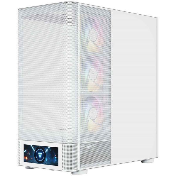 Корпус Modecom Volcano AQ500 ARGB MIDI White (MC-A-AQ500-4FA-W) 651418 фото