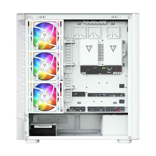 Корпус Modecom Volcano AQ500 ARGB MIDI White (MC-A-AQ500-4FA-W) 651418 фото
