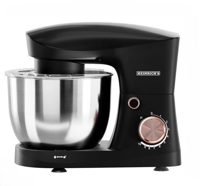 Кухонная машина (планетарный миксер) Heinrich's HKM 8077 Black 622483 фото