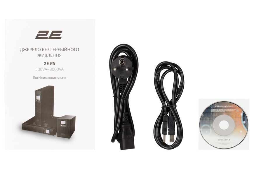 Линейно-интерактивный ИБП 2E PS2000RT, 2000VA/1800W, RT3U, LCD, USB, 6xC13 (2E-PS2000RT) 633627ua фото