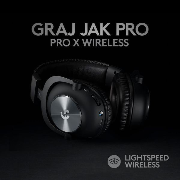Комп'ютерна гарнітура Logitech G PRO X Wireless LIGHTSPEED Black (981-000907) 323241ua фото