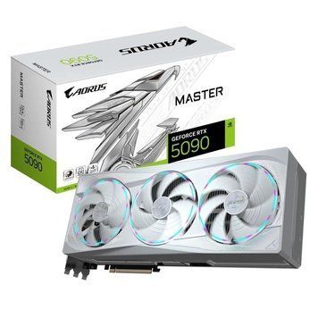 Видеокарта Gigabyte Aorus GeForce RTX 5090 MASTER ICE 32G (GV-N5090AORUSM ICE-32GD) 577625ua фото
