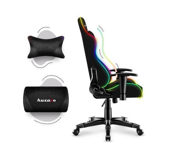 Комп'ютерне крісло для геймера Huzaro Ranger 6.0 RGB Mesh Black 354829 фото