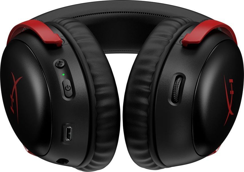 Навушники з мікрофоном HyperX Cloud III Wireless Black/Red (77Z46AA) 507391ua фото