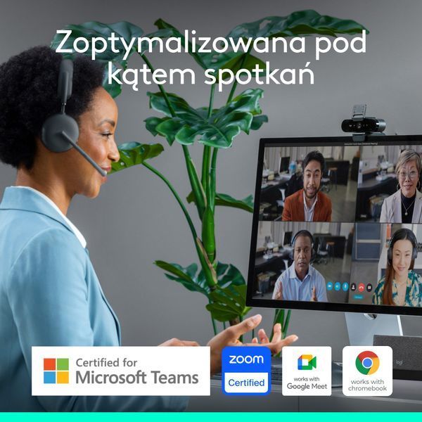 Веб-камера Logitech Brio 4K (960-001718) 590159 фото