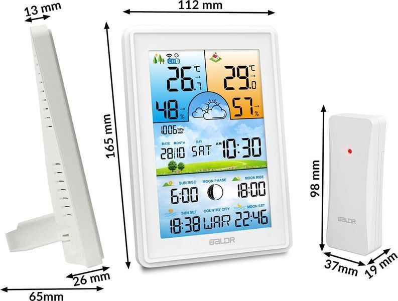 Метеостанція Berdsen BD-906 White 562579 фото
