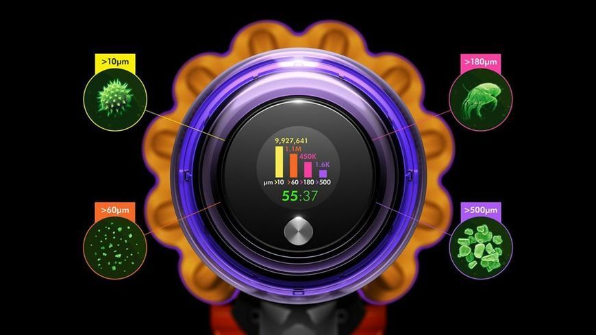 Вертикальний + ручний пилосос (2в1) Dyson V15 Detect Absolute 2023 Gold/Gold (447000-01) 528400 фото