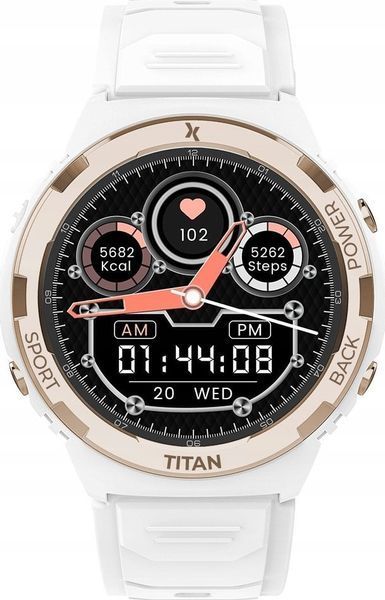 Смарт-годинник Maxcom Fit FW100 Titan Valkiria White 614480 фото