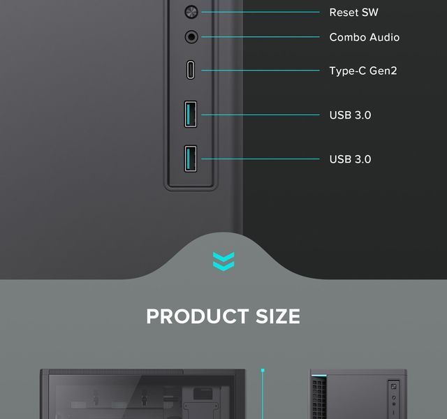 Корпус GameMax P30 BK 628374ua фото