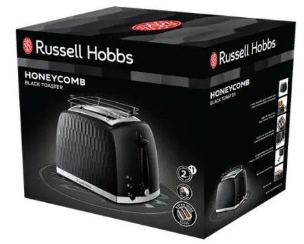 Тостер Russell Hobbs Honeycomb Black 26061-56 301069 фото
