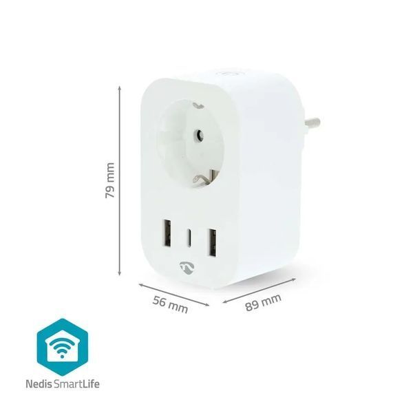 Розумна розетка Nedis WIFIP151FWT 588025 фото