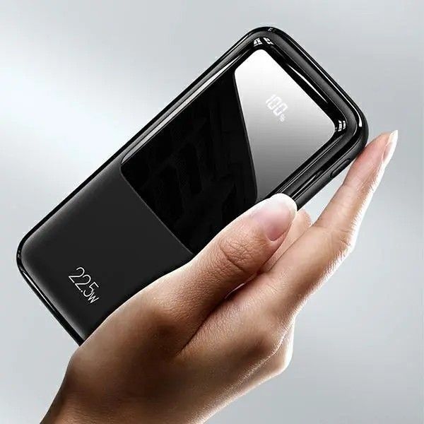 Внешний аккумулятор (павербанк) Usams PB58 10000mAh 22.5W Black (10KCD16101) 616758 фото