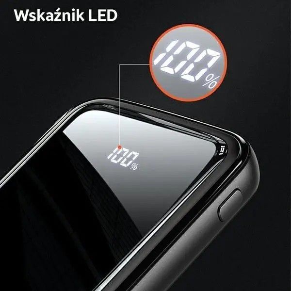 Внешний аккумулятор (павербанк) Usams PB58 10000mAh 22.5W Black (10KCD16101) 616758 фото