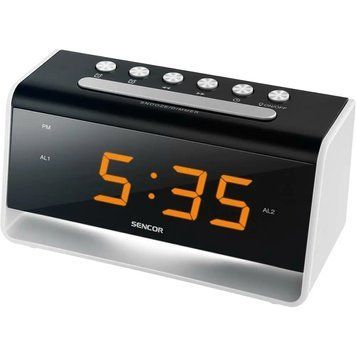 Настільний годинник Sencor SDC 4400 White 587226 фото