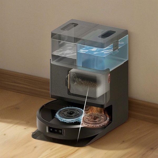Робот-пылесос с влажной уборкой iRobot Roomba Plus 505 Combo Black 573172 фото