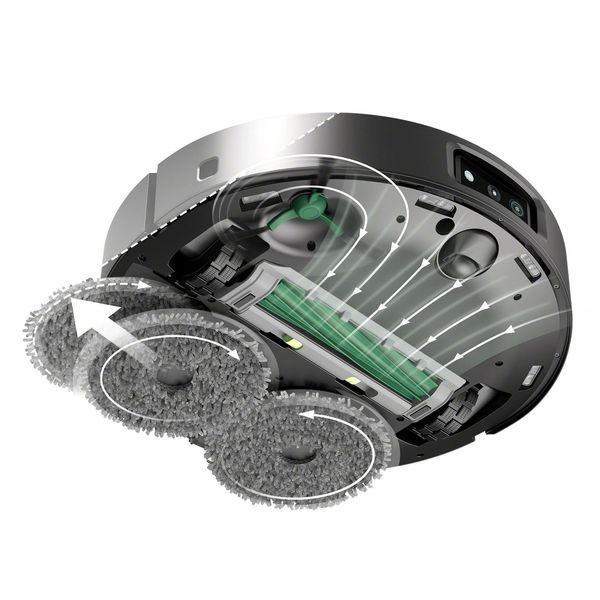 Робот-пылесос с влажной уборкой iRobot Roomba Plus 505 Combo Black 573172 фото