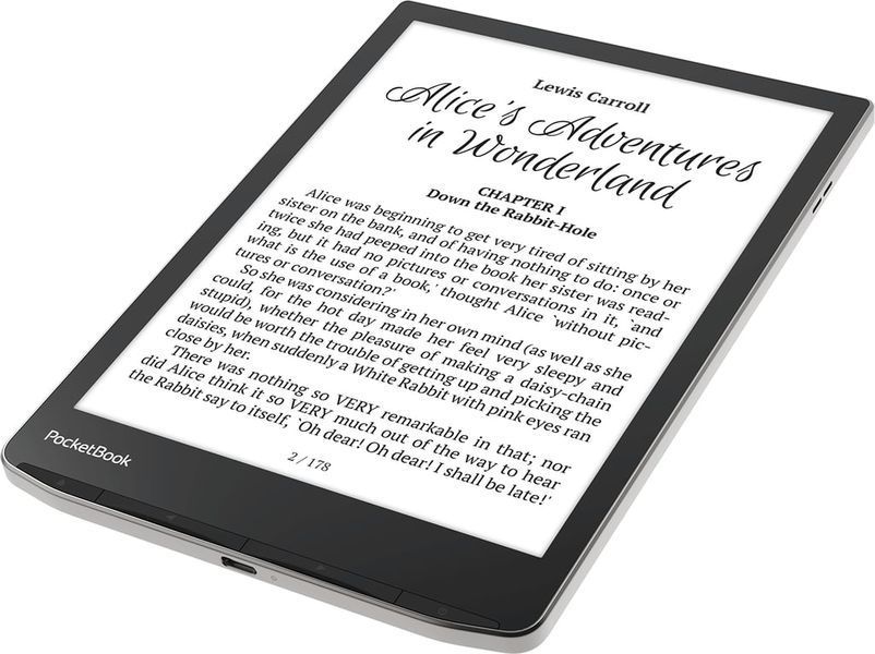 Електронна книга з підсвічуванням PocketBook InkPad 4 Silver (PB743G-U-WW) 517555ua фото