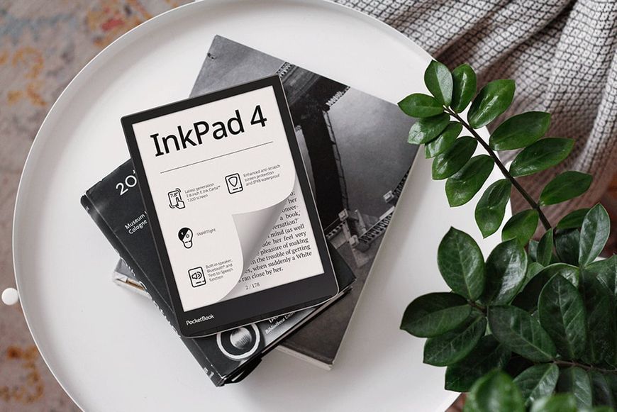 Електронна книга з підсвічуванням PocketBook InkPad 4 Silver (PB743G-U-WW) 517555ua фото