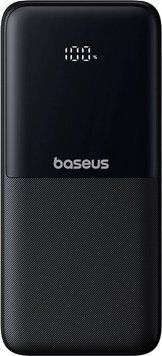 Внешний аккумулятор (павербанк) Baseus Lipow Built-In Lightning/USB-C 10000mAh Black (P10079101123-00) 650252 фото