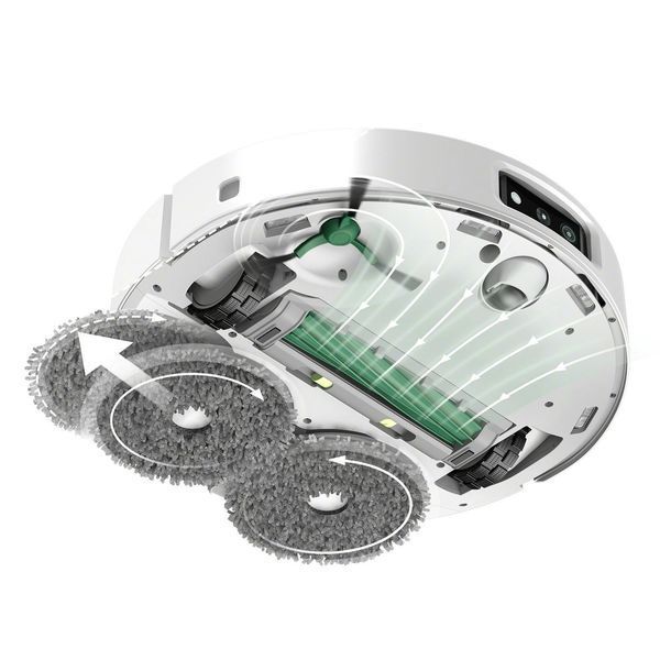 Робот-пылесос с влажной уборкой iRobot Roomba Plus 505 Combo White 573173 фото