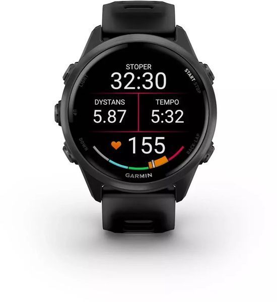 Смарт-годинник Garmin Forerunner 570 42mm Slate Gray Aluminum w. Translucent Black/Black Band (010-02970-00/40) 647952 фото
