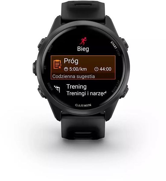 Смарт-годинник Garmin Forerunner 570 42mm Slate Gray Aluminum w. Translucent Black/Black Band (010-02970-00/40) 647952 фото