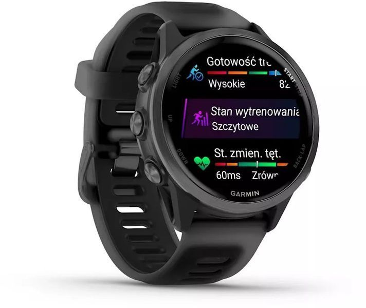 Смарт-годинник Garmin Forerunner 570 42mm Slate Gray Aluminum w. Translucent Black/Black Band (010-02970-00/40) 647952 фото