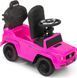 Каталка с отцовской ручкой Milly Mally Mercedes G350d Pink 643968 фото 4