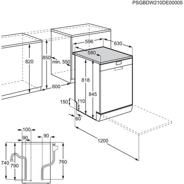Посудомоечная машина Electrolux ESM64840SX 479304 фото