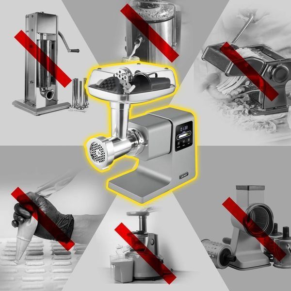 Електром'ясорубка Yoer GrindForce MG02S 605409 фото