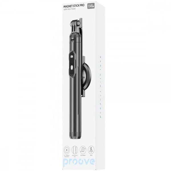 Монопод для смартфона Proove Magnet Stick 1540mm Black (MPSP00002001) 623284ua фото