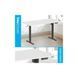 Комп'ютерний стіл OfficePro ODE1670WB White/Black 640885ua фото 3