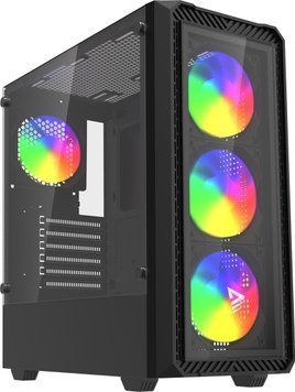Корпус Savio Noctis Glass RGB X1 Black 651456 фото