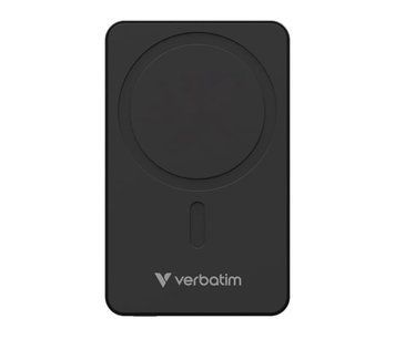 Внешний аккумулятор (павербанк) Verbatim Charge n Go Essentials Power Bank Magnetic Wireless 10000 MAh Black (32227) 615180 фото
