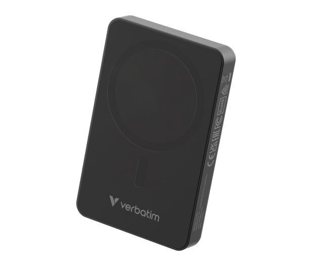 Внешний аккумулятор (павербанк) Verbatim Charge n Go Essentials Power Bank Magnetic Wireless 10000 MAh Black (32227) 615180 фото