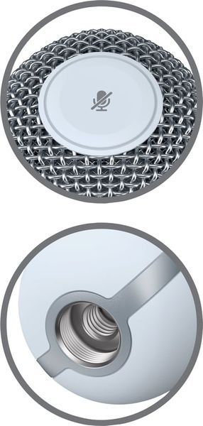 Микрофон для ПК/для стриминга, подкастов HyperX SoloCast White (MIK-HYX-007) 526721 фото