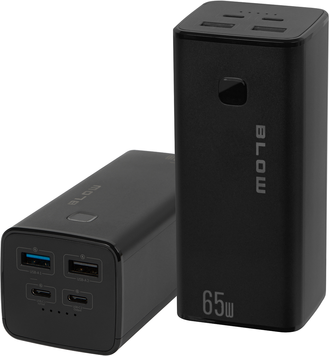 Зовнішній акумулятор (павербанк) Blow PB20G 20000mAh 65W Black 650262 фото