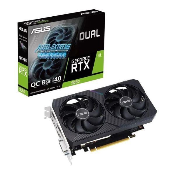 Видеокарта Asus Dual-RTX3050-O8G-V2 (90YV0GH6-M0NA00) 504551 фото