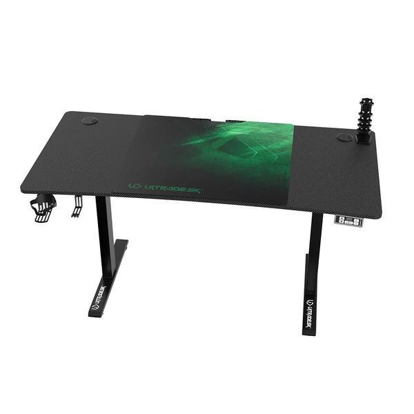 Геймерський ігровий стіл Ultradesk Level V2 Green 510500 фото