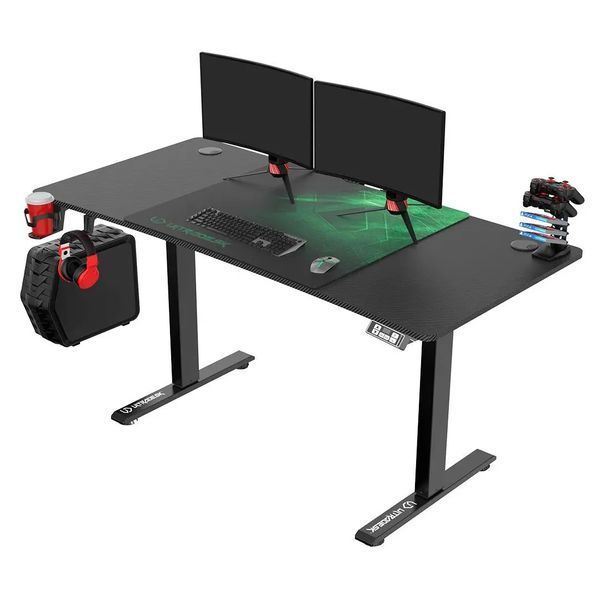Геймерський ігровий стіл Ultradesk Level V2 Green 510500 фото