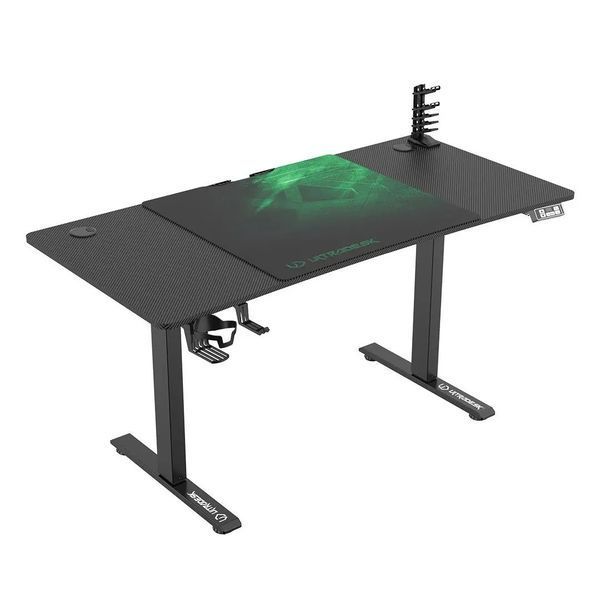 Геймерський ігровий стіл Ultradesk Level V2 Green 510500 фото