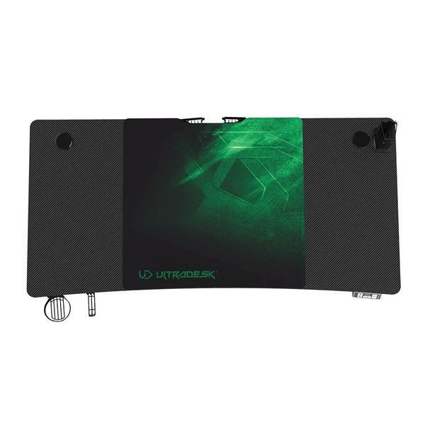 Геймерський ігровий стіл Ultradesk Level V2 Green 510500 фото