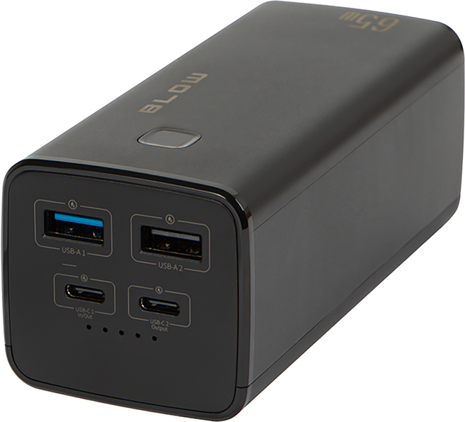 Внешний аккумулятор (павербанк) Blow PB20G 20000mAh 65W Black 650262 фото